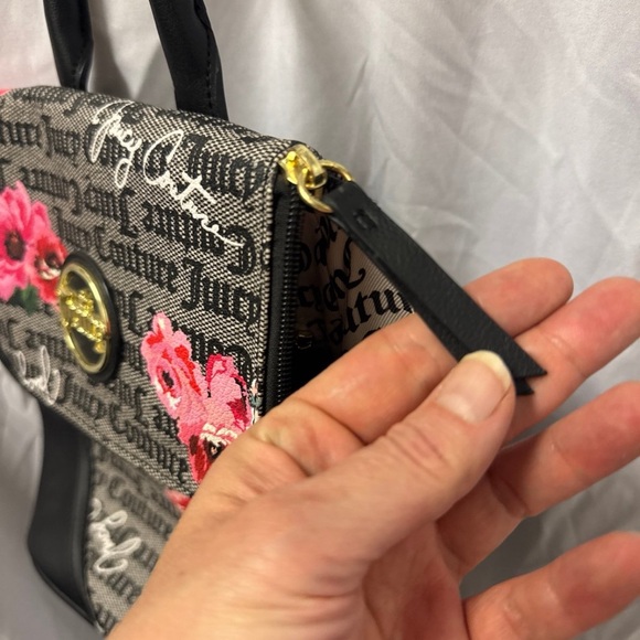 Juicy Couture Black and Pink Floral Backpack main image 7